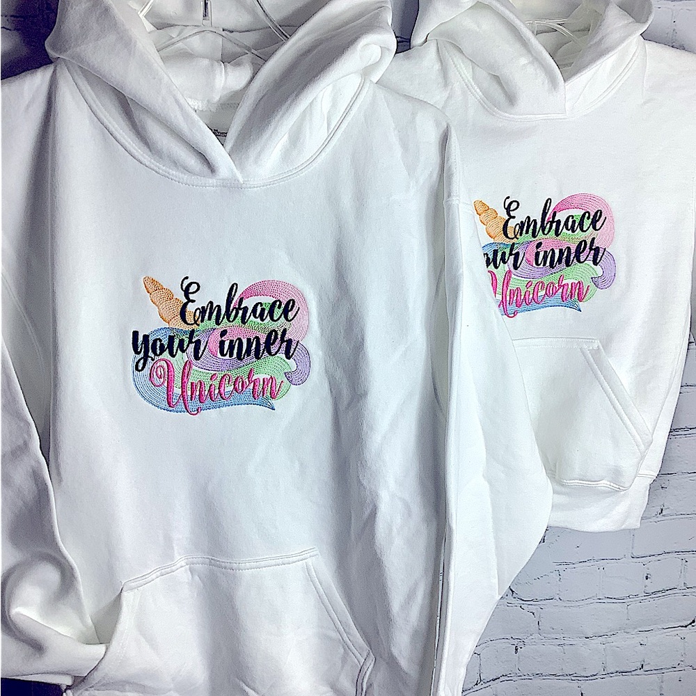 TC White Youth Hoodie